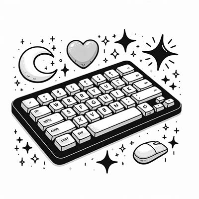 Icon KI-Bild Tastatur