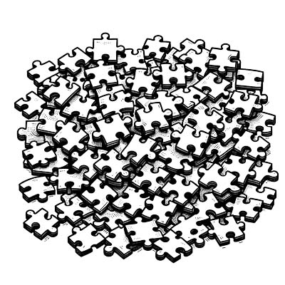 Icon KI-Bild Puzzle