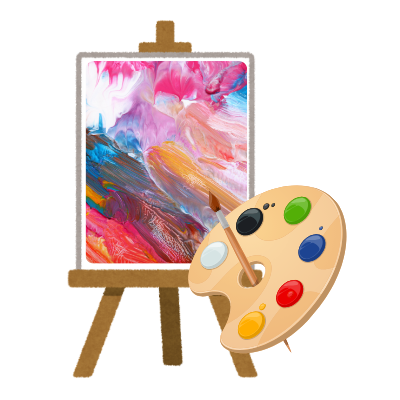 Kunst Sticker