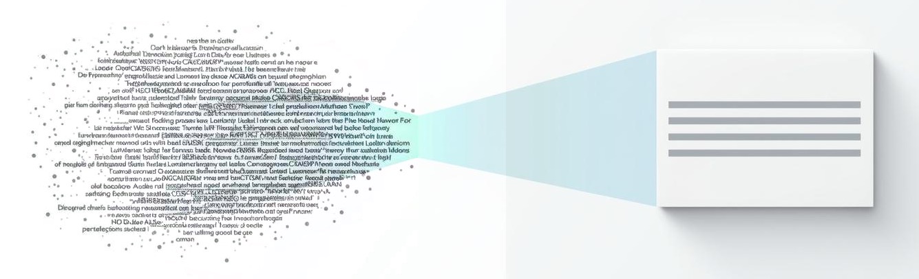 Schaubild Text komprimieren