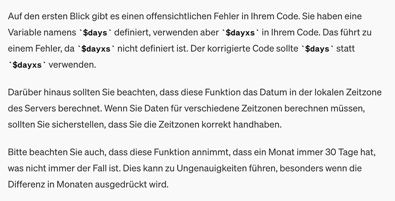 ChatGPT Data Analysis Fehlermeldung