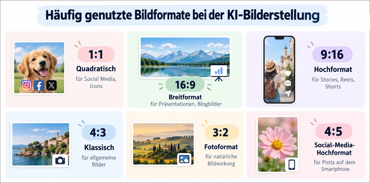 Gängige Seitenformate