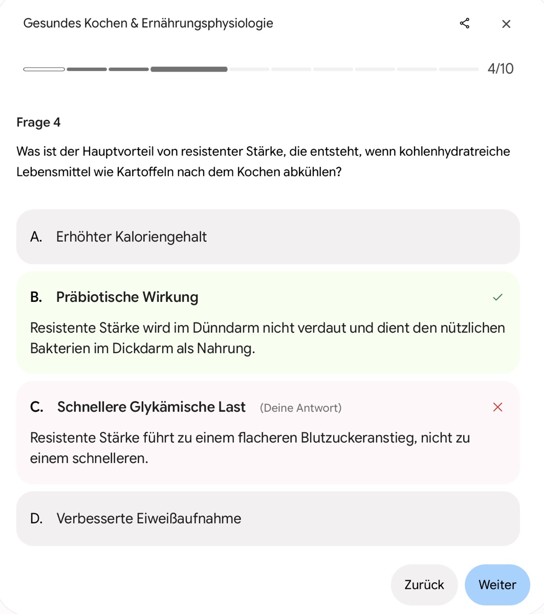 Screenshot Gemini Quiz