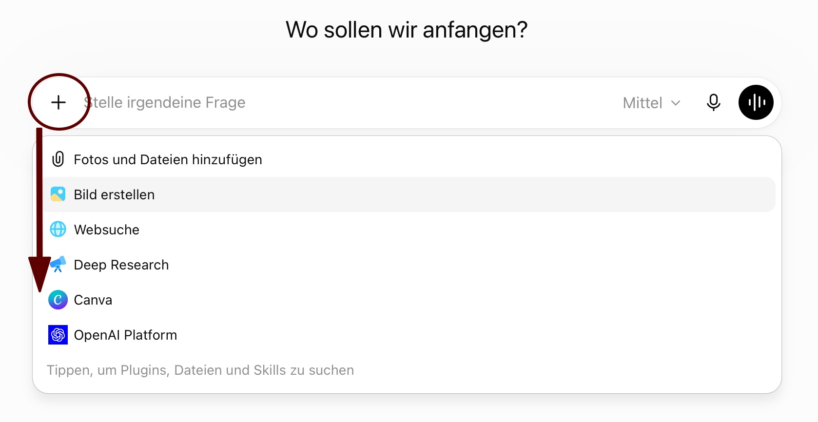 ChatGPT Prompt - Einbindung anderer Apps