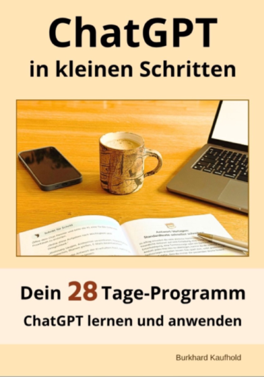 Cover: Mein Buch ChatGPT in kleinen Schritten